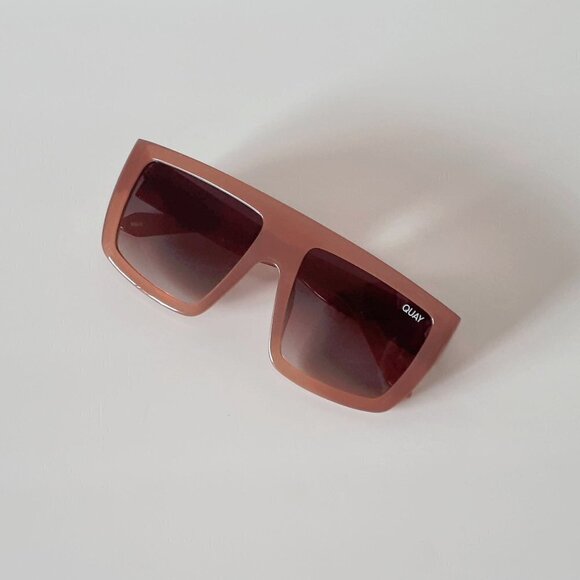 NWOT Quay semi-opaque milky caramel & brown lens sunglasses - Picture 5 of 13